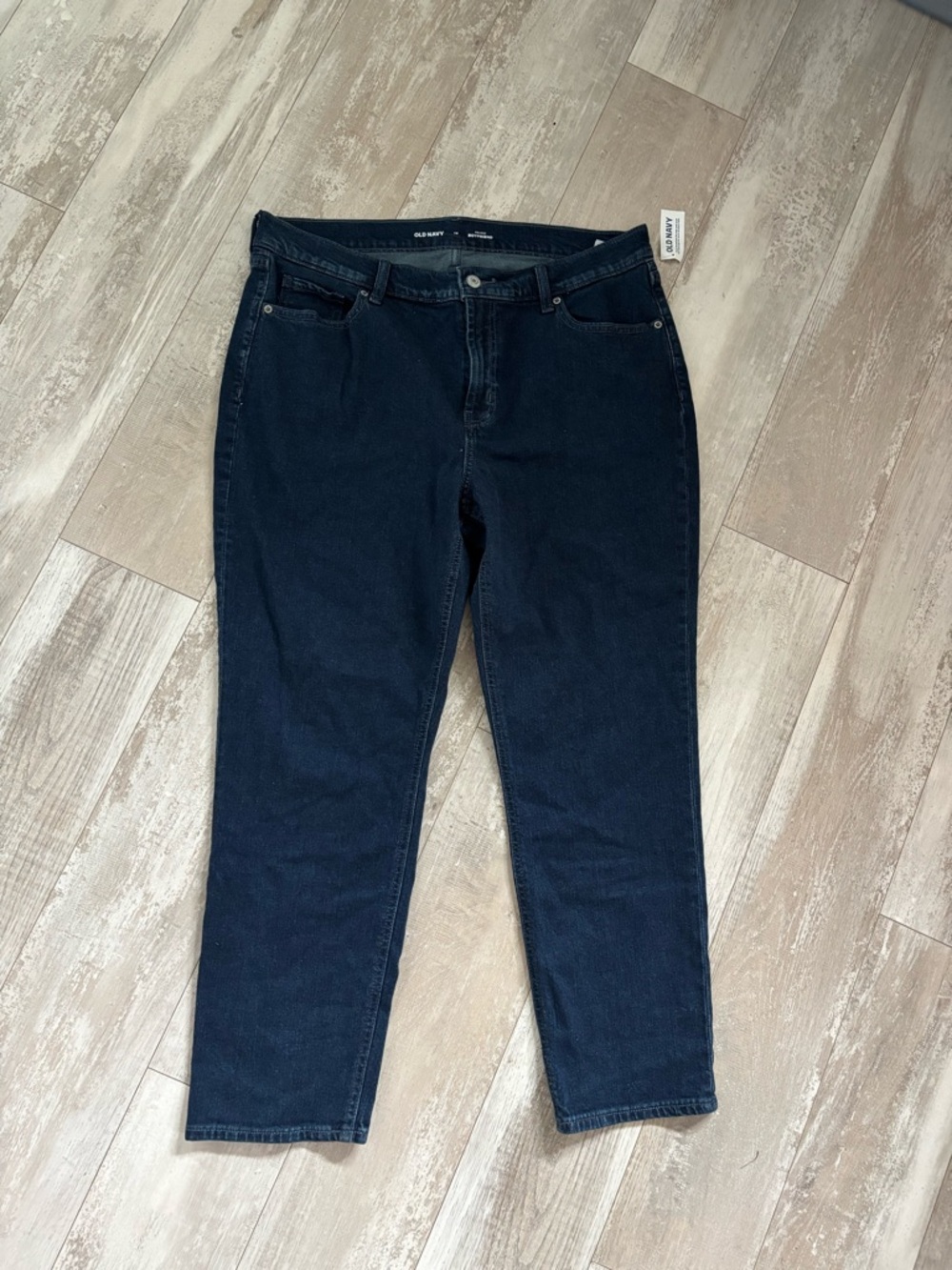 Old Navy Dark Blue Women's Boyfriend Jeans